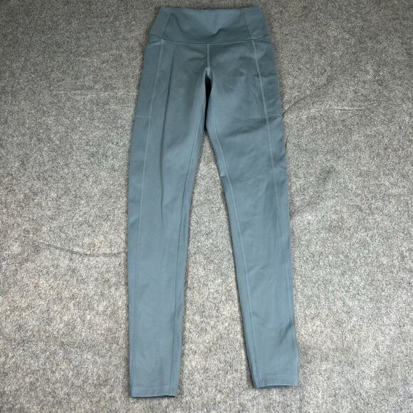 Girlfriend Collective High-Rise Legging XS Ankle Length Pockets - Picture 1 of 7